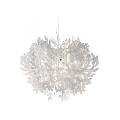Slamp - Fiorella - Fiorella SP - floral pendant lamp - White - LS-SL-FIO14SOS0000W