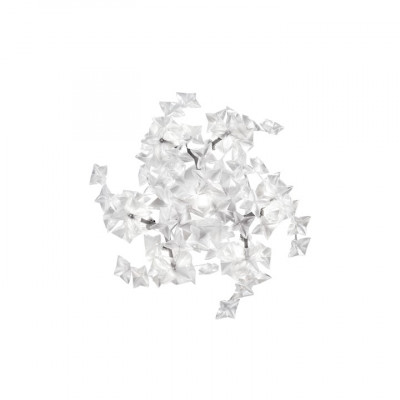 Slamp - Fiorella - Hanami PL - AP - Modern ceiling/wall lamp - Bianco/Natural/Prismatic - LS-SL-HAN78PLF00G0LE000