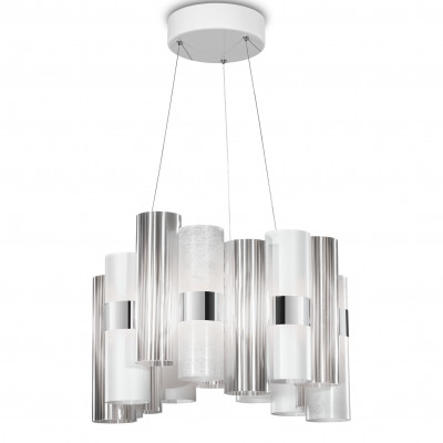 Slamp - La Lollo - La Lollo SP M - Design chandelier - White - LS-SL-LALSM00WHT01T00000EU - Super warm - 2700 K - Diffused