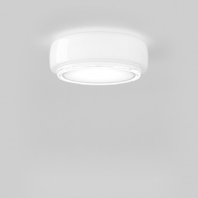 Vistosi - Bot - Bot AP PL LED 45 - Ceiling light with glass diffusor - Glossy white - LS-VI-BOTPP45-0GGBC-BCCRL221CE - Super warm - 2700 K - Diffused Vistosi - Bot - Bot AP PL LED 45 - Ceiling light with glass diffusor - Glossy white - LS-VI-BOTPP45-0GGBC-BCCRL221CE - Super warm - 2700 K - Diffused