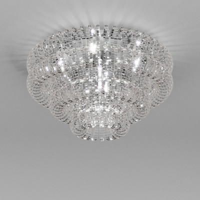 Vistosi - Ecos - Ecos PL 90 - Ceiling light large - Crystal - LS-VI-PLECOS90CRCR