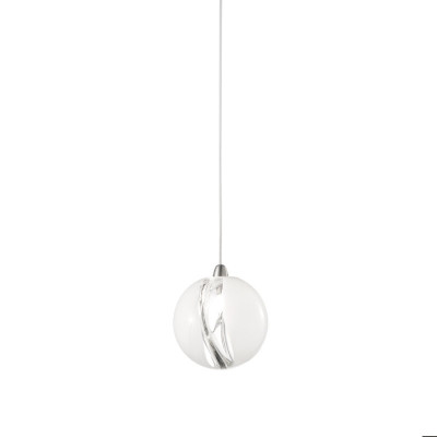 Vistosi - Poc - Poc SP 16 - Chandelier - White/Black - LS-VI-POCSP16-000NI-CRBCG9-1CE Vistosi - Poc - Poc SP 16 - Chandelier - White/Black - LS-VI-POCSP16-000NI-CRBCG9-1CE