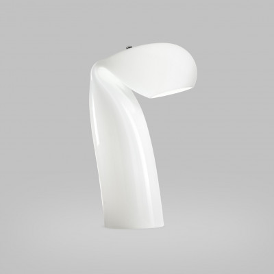 Vistosi - Vistosi Classic - Bissona TL - Table lamp vintage - Glossy white - LS-VI-BISSOLT000000BC-BCLUG9-2CE Vistosi - Vistosi Classic - Bissona TL - Table lamp vintage - Glossy white - LS-VI-BISSOLT000000BC-BCLUG9-2CE