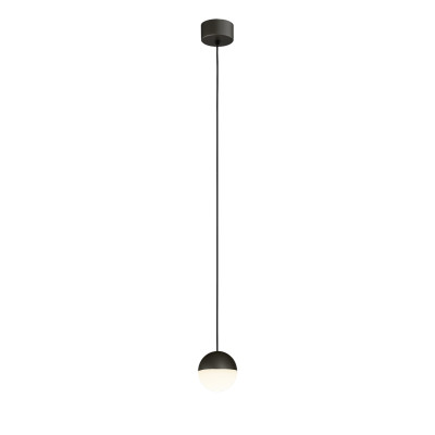 ACB - Lampes sphériques - Custo SP LED - Suspension avec diffuseur à sphère - Noir / opalin - LS-AC-C3818171N - Blanc chaud - 3000 K - 120° ACB - Lampes sphériques - Custo SP LED - Suspension avec diffuseur à sphère - Noir / opalin - LS-AC-C3818171N - Blanc chaud - 3000 K - 120°