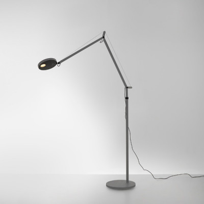 Artemide - Demetra - Demetra PT Professional Reading - Lampadaire - Anthracite - Blanc chaud - 3000 K - Diffuse