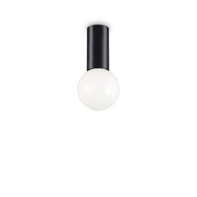 Ideal Lux - Bulb - Petit PL1 - Plafonnier minimal - Noir - LS-IL-232980 Ideal Lux - Bulb - Petit PL1 - Plafonnier minimal - Noir - LS-IL-232980