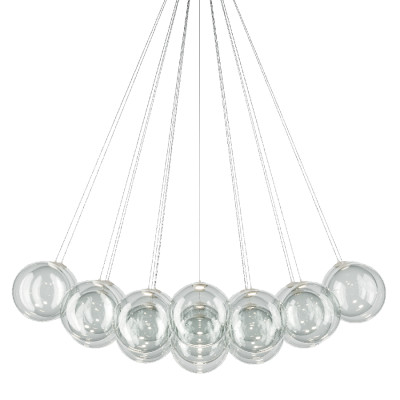 Lodes - Random Cloud - Random Cloud 23 Luci 28cm - Lustre en verre moderne - Transparent - Diffuse Lodes - Random Cloud - Random Cloud 23 Luci 28cm - Lustre en verre moderne - Transparent - Diffuse