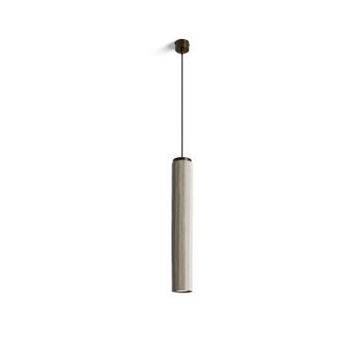 Il Fanale - Dune - Dune SP 10 - Lampadario con diffusore in ceramica - Grigio sabbia / Ottone scuro - LS-IF-299-02-OSC Il Fanale - Dune - Dune SP 10 - Lampadario con diffusore in ceramica - Grigio sabbia / Ottone scuro - LS-IF-299-02-OSC