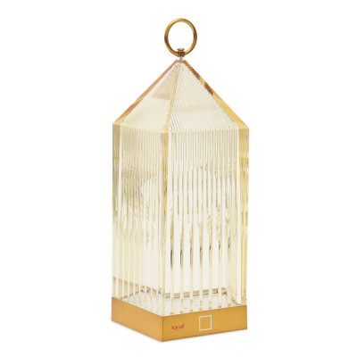 Kartell - Table Lights - Lantern TL - Lanterna portatile - Trasparente ambrato scuro - LS-KA-09335AM - Super Caldo - 2700 K - Diffusa Kartell - Table Lights - Lantern TL - Lanterna portatile - Trasparente ambrato scuro - LS-KA-09335AM - Super Caldo - 2700 K - Diffusa