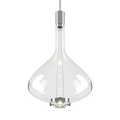 Lodes - Sky-Fall - Sky-Fall L LED SP - Lampadario di design per soggiorno moderno - Trasparente - Diffusa Lodes - Sky-Fall - Sky-Fall L LED SP - Lampadario di design per soggiorno moderno - Trasparente - Diffusa