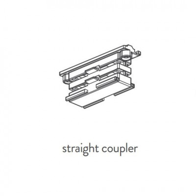 Nemo - Nemo Studio - Track Straight Connector - Connettore - Bianco - LS-NL-MTRKJL0BBI Nemo - Nemo Studio - Track Straight Connector - Connettore - Bianco - LS-NL-MTRKJL0BBI